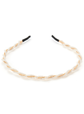 ツイストパールカチューシャ