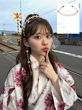 パールカチューシャ