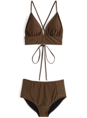 ハイウエストビキニ水着