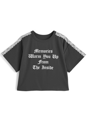 レースロゴTシャツ