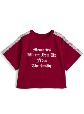 レースロゴTシャツ