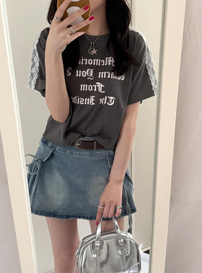 レースロゴTシャツ