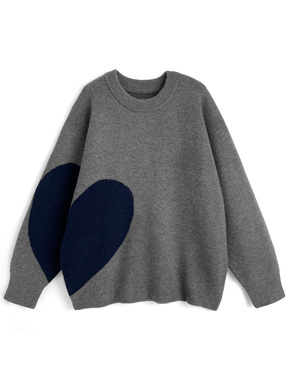 ハートデザインニットトップス