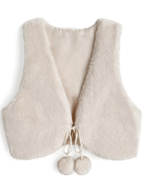 フロントリボンエコファーベスト