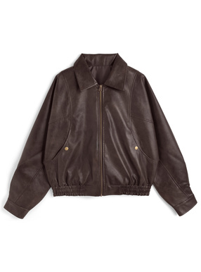 レザーブルゾン