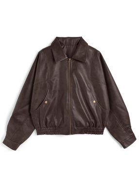 レザーブルゾン