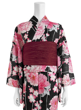 牡丹&桜柄浴衣セット