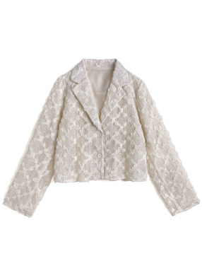 ローズモチーフメッシュジャケット