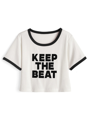 フロッキーロゴリンガーTシャツ