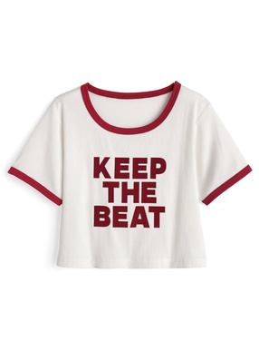 フロッキーロゴリンガーTシャツ