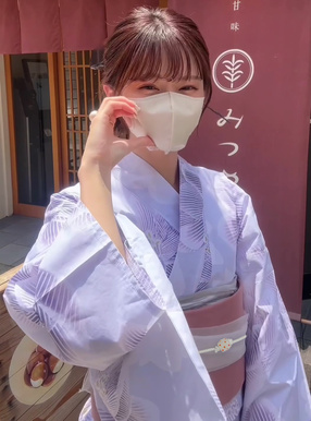 浴衣ドット柄トンボ玉飾り帯紐
