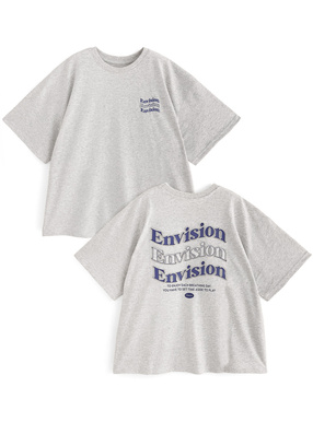 エンボス加工ロゴビッグTシャツ