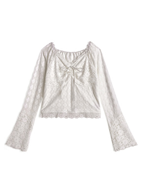 リボンレーストップス