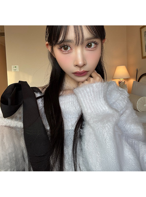 2Wayリボン付きニットチュニック