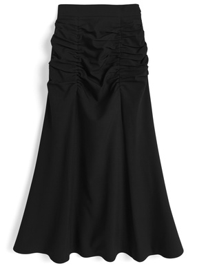 ギャザーマーメイドスカート