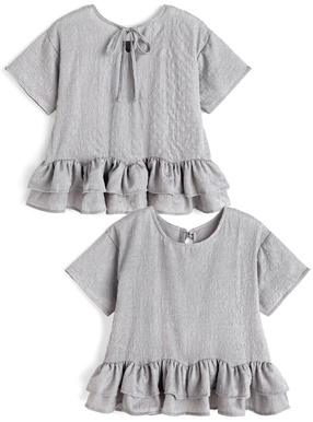 ウェーブフリルトップス