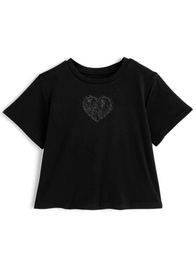 ハートレースロゴTシャツ