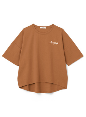 ロゴ刺繍ビッグTシャツ