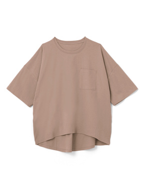胸ポケット付きビッグTシャツ
