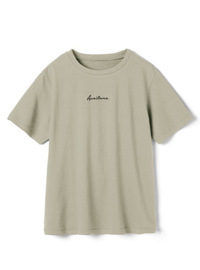 ロゴ刺繍Tシャツ