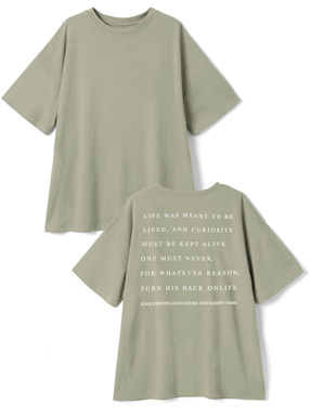 プリントTシャツ(グリーン・緑) | レディースファッション通販の 