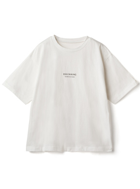 ロゴプリントビッグTシャツ