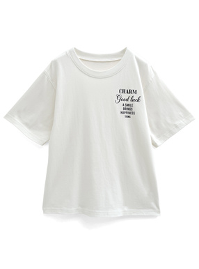 ロゴプリントTシャツ