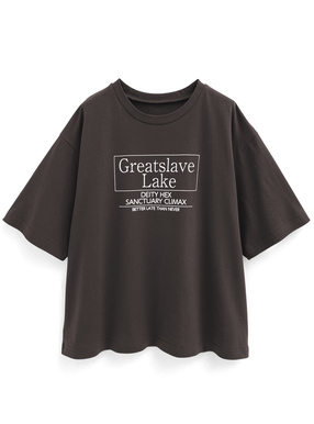 ボックスロゴTシャツ