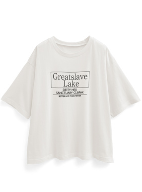 ボックスロゴTシャツ