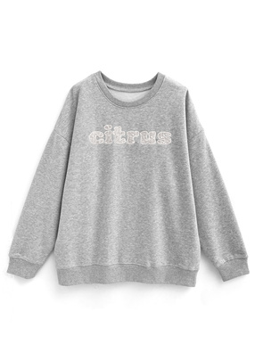 ☆*☆様 美品 完売品BRILL raspail ロゴスウェット グレー ☆*☆様 美品 完売品BRILL raspail ロゴスウェット グレー