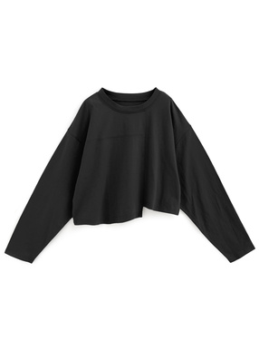 アシンメトリーショート丈ロンＴ