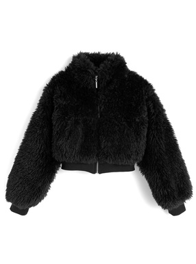 2Way襟プードルファーブルゾン