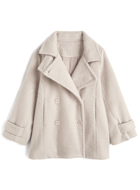 シャギーミドルコート