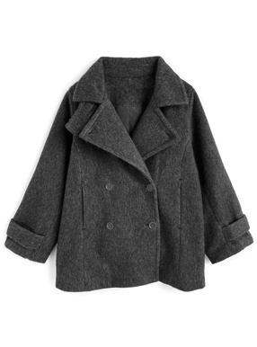 シャギーミドルコート