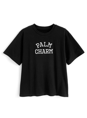 ロゴ刺繍Tシャツ