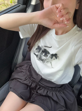 リボンキャットプリントTシャツ