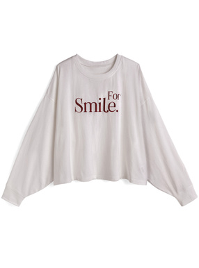 ロゴ刺繍Tシャツ