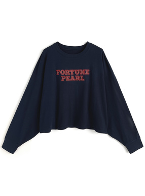 チェック柄ロゴロンＴ