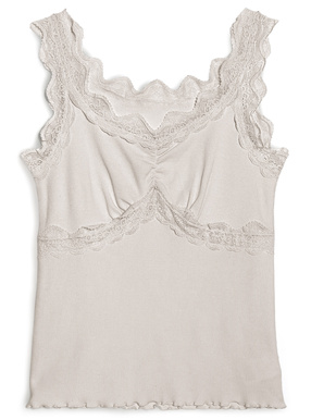 レースギャザータンクトップ