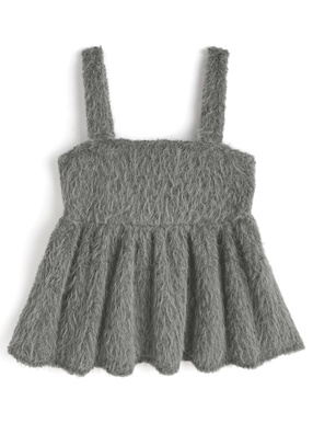 シャギーペプラムキャミソール