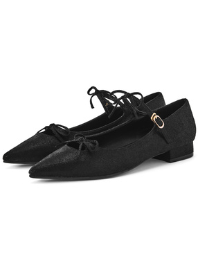 ダブルリボンパンプス