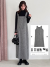 前後2Wayノースリーブツイードワンピース[dpk435] | レディース