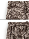 花柄刺繍シアーマーメイドスカート
