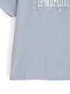 ロゴ刺繍パールビジューTシャツ