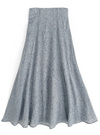 花柄刺繍シアーフレアスカート[ta029] | レディースファッション通販の 