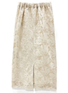 花柄刺繍レースバックスリットタイトスカート