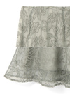 花柄刺繍バイカラーマーメイドスカート